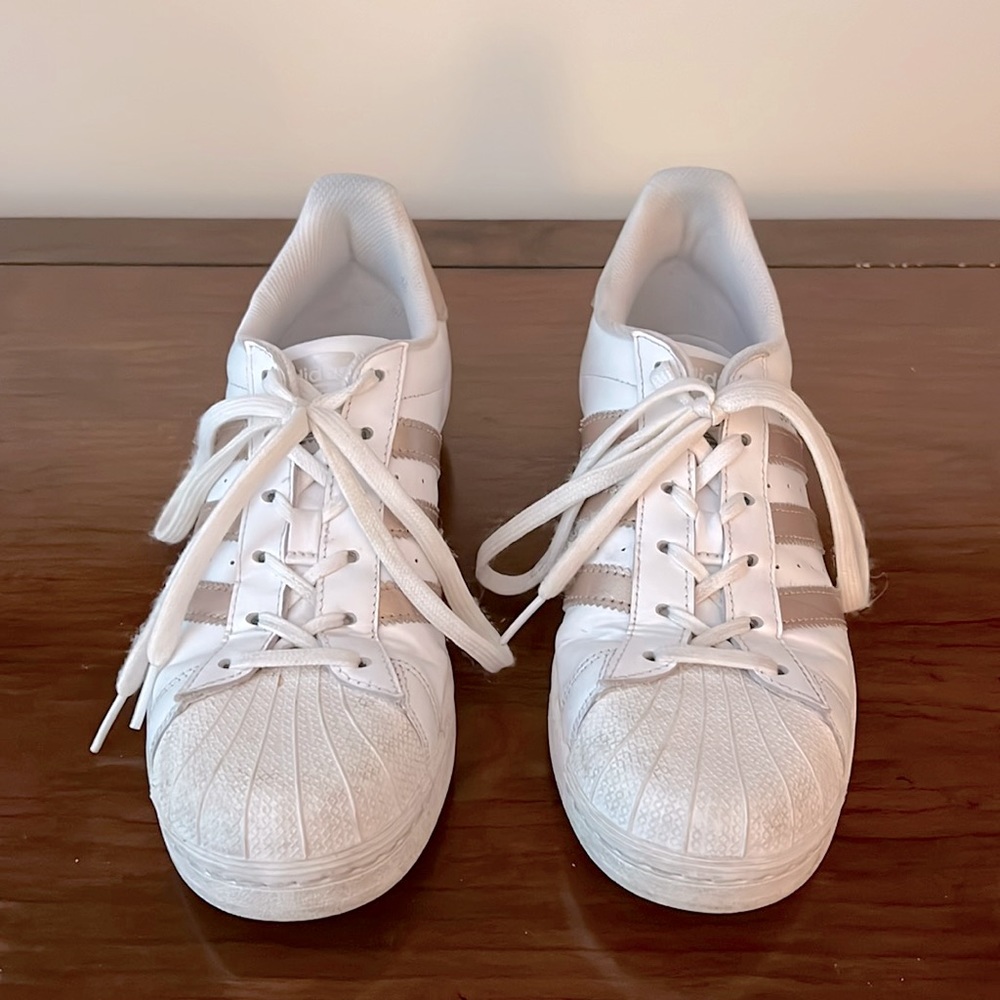 Adidas Rose Gold Superstars